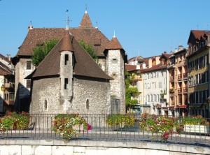 Palais de l'Ile ou Vieilles Prisons dans la vieille ville d'Annecy